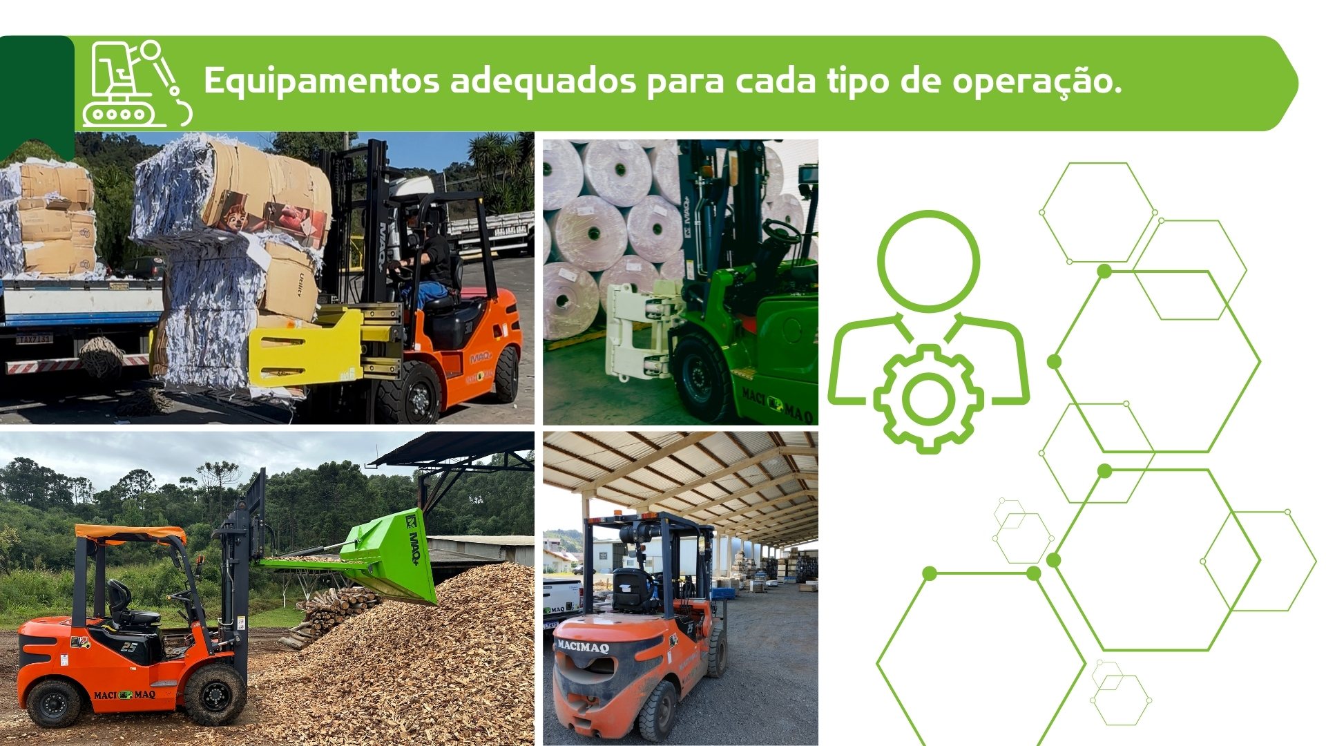 Cliente com equipamento MAQ+