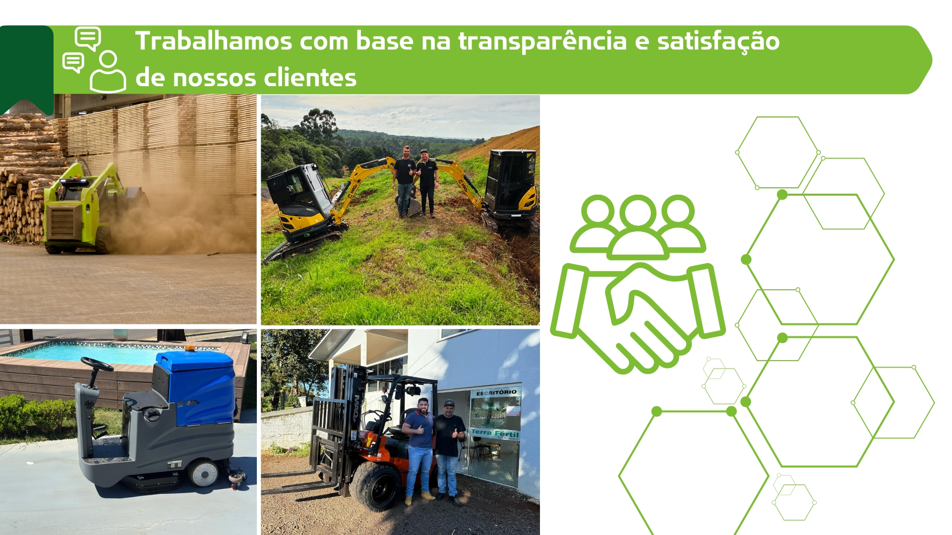 Entrega de equipamento para cliente